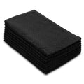 Cotton Craft Waffle Weave Kitchen Towels - 8 Pack Black Cotton - 16x28