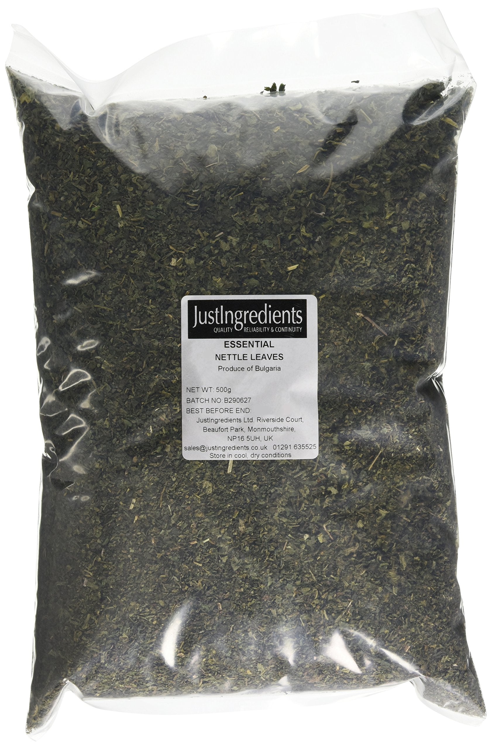 JustIngredients Nettle Herb – 500g Natural Dried Botanical Leaves