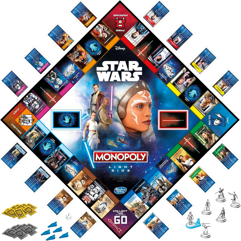 Monopoly: Star Wars Light Side Edition Board Game - Jedi Themed