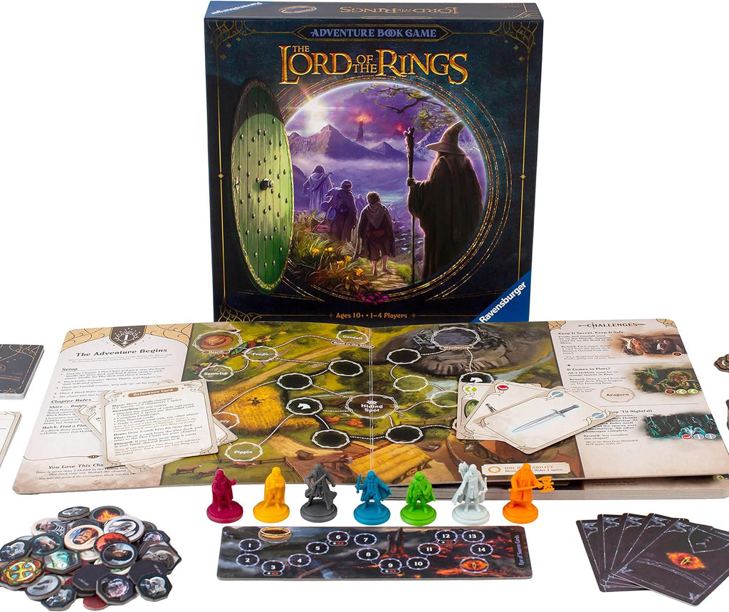 Ravensburger Lord of the Rings Adventure Book Game | Cooperative Strategy