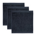 Möve Superwuschel Seiftuch 3er-Set – 100% Baumwolle, Dunkelgrau, 30x30 cm