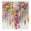 Abakuhaus Farmhouse Lavender Shower Curtain | Waterproof Fabric, 175x200cm