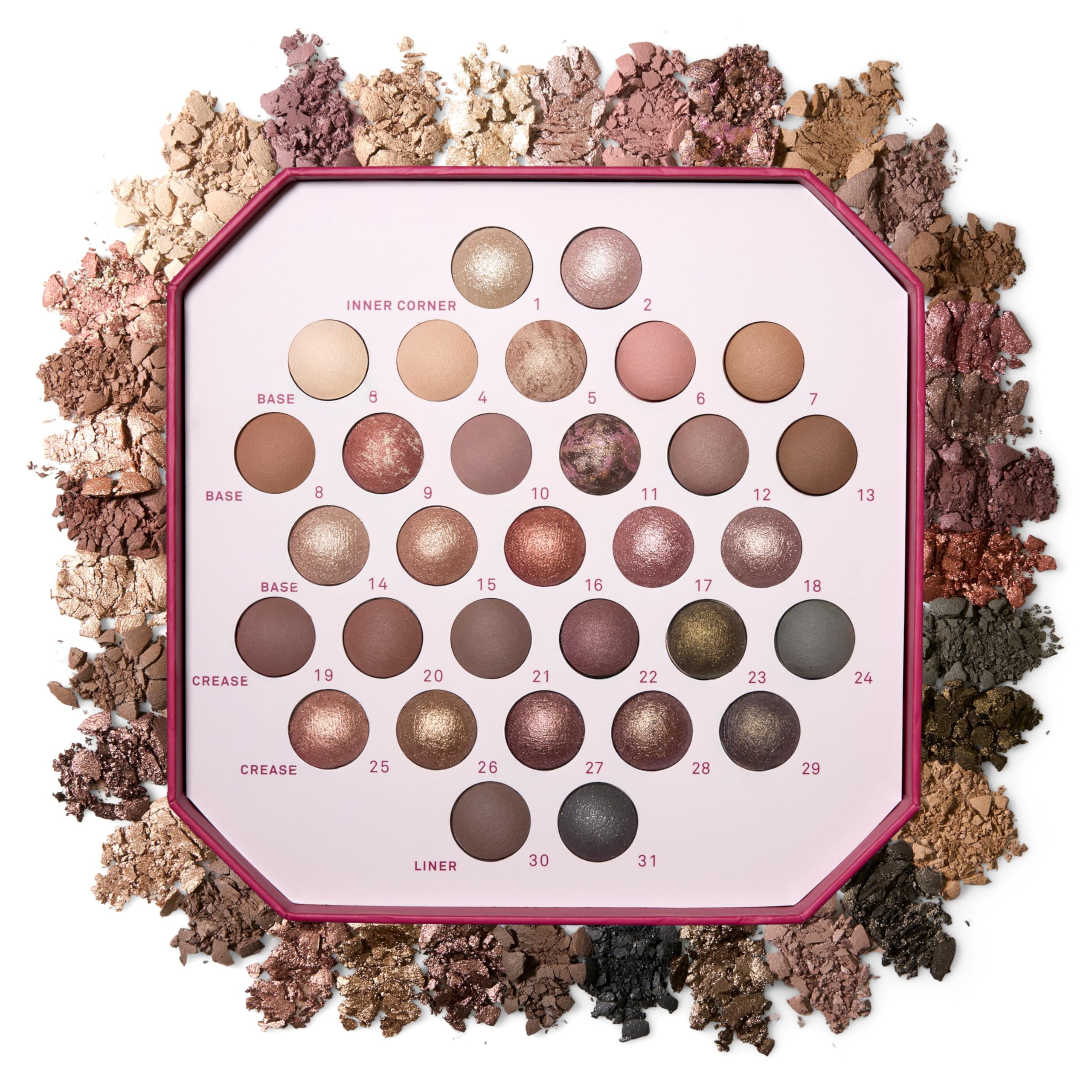 Laura Geller 31-Shade Baked Eyeshadow Palette | Matte & Shimmer