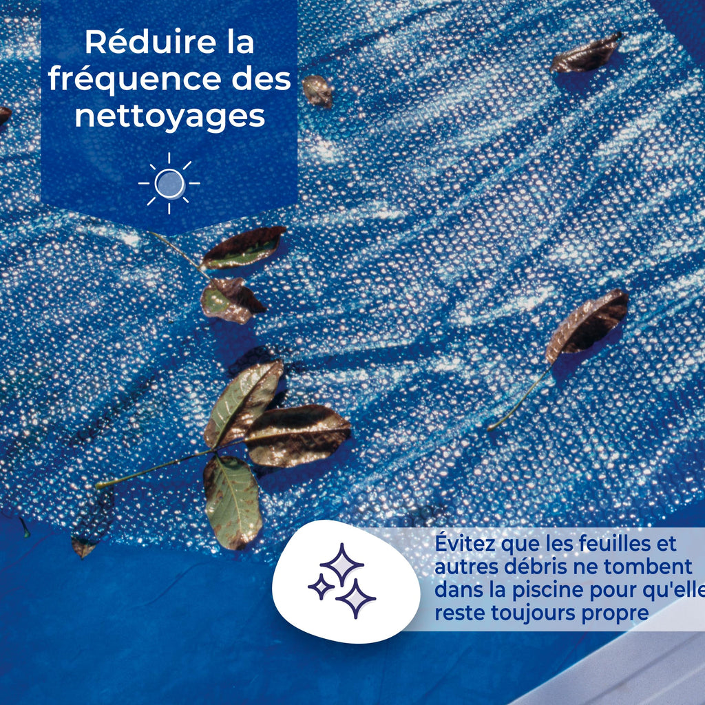 Gre Oval Insulated Swimming Pool Cover - 500 x 300 cm Blue Polyethylene