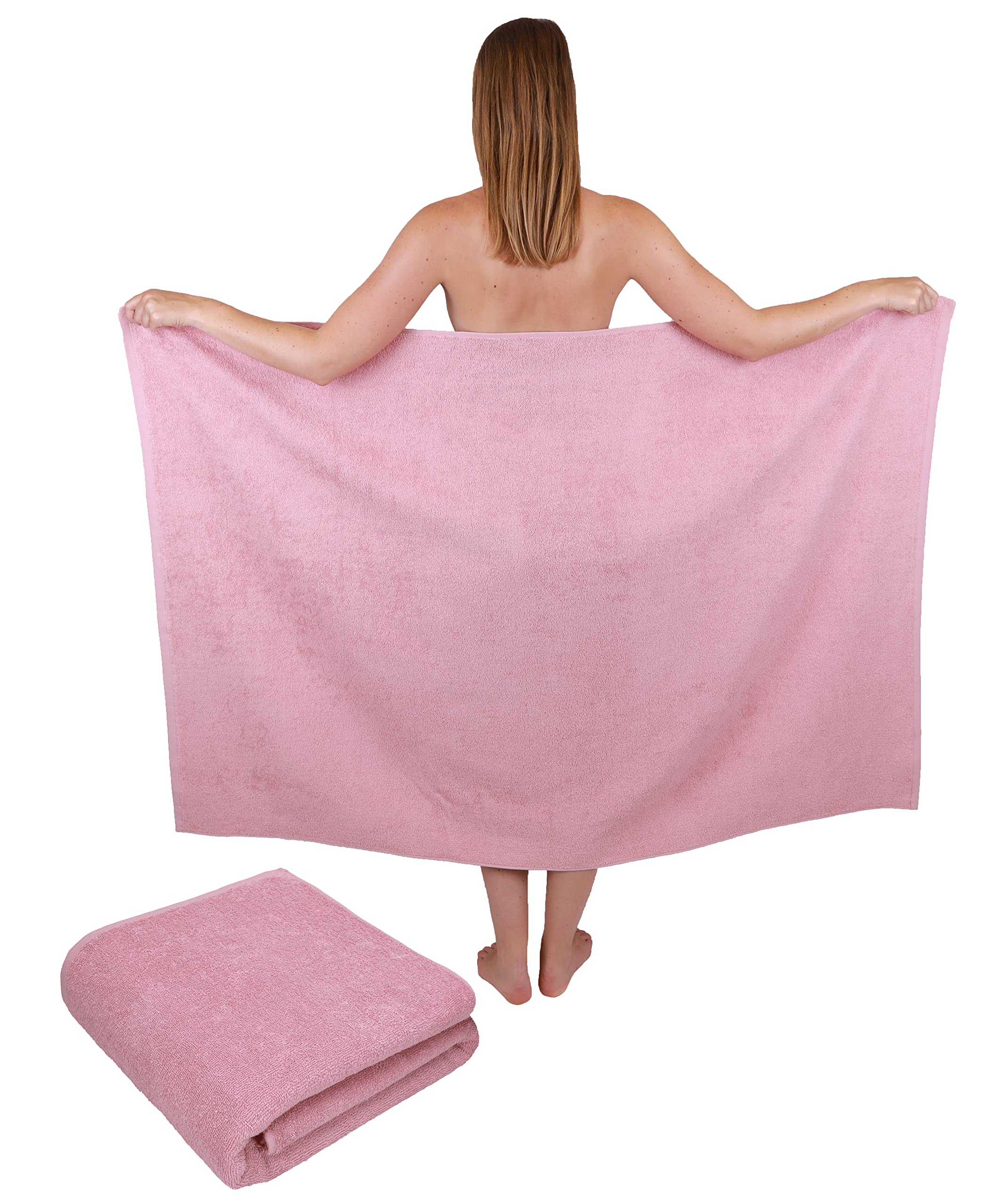 Betz Berlin XXL Bath Towel Set – 2 Piece 100x150cm 100% Cotton Lotus