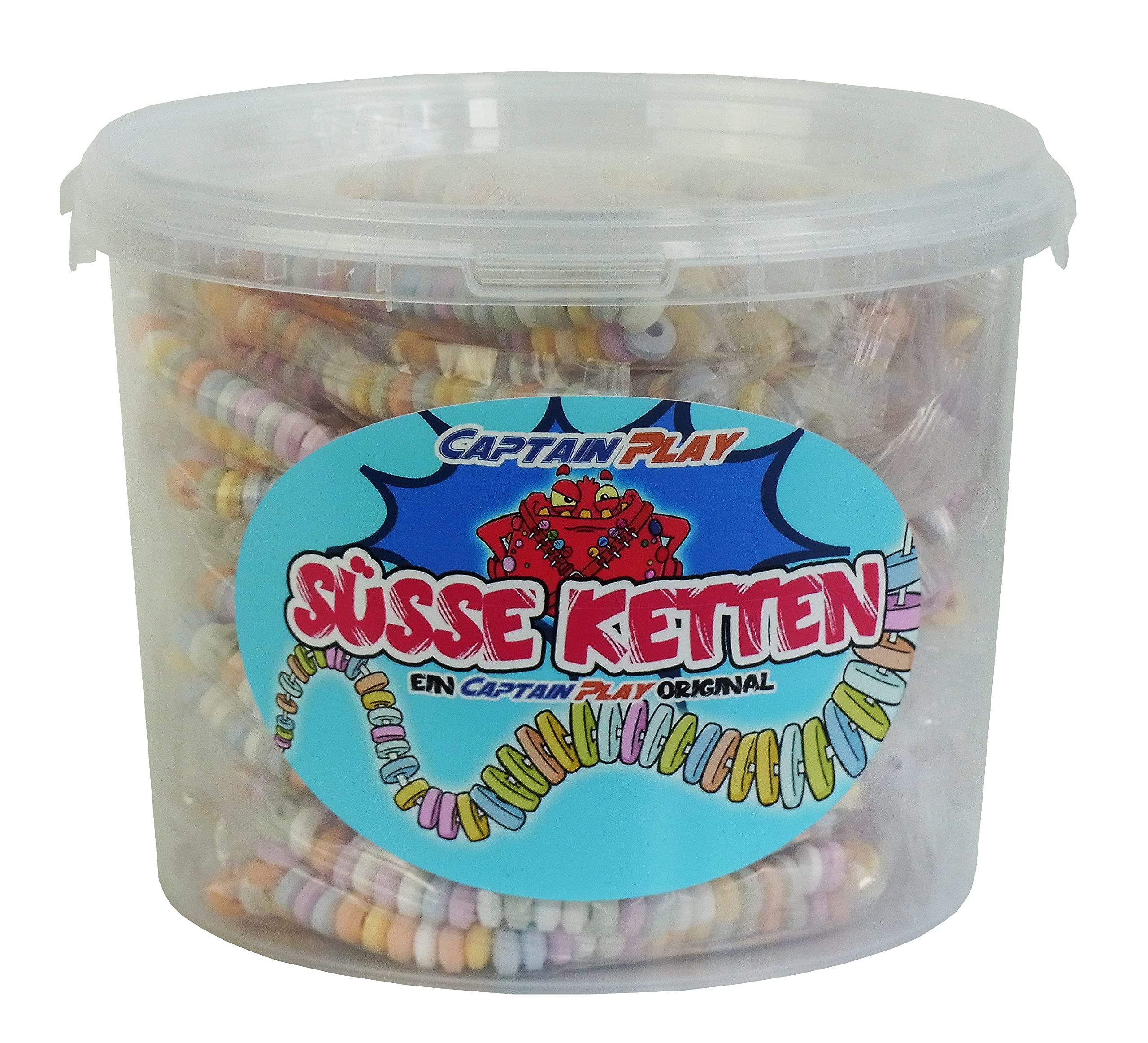 Captain Play Candy Necklaces – 50 Individually Wrapped Party Favors
