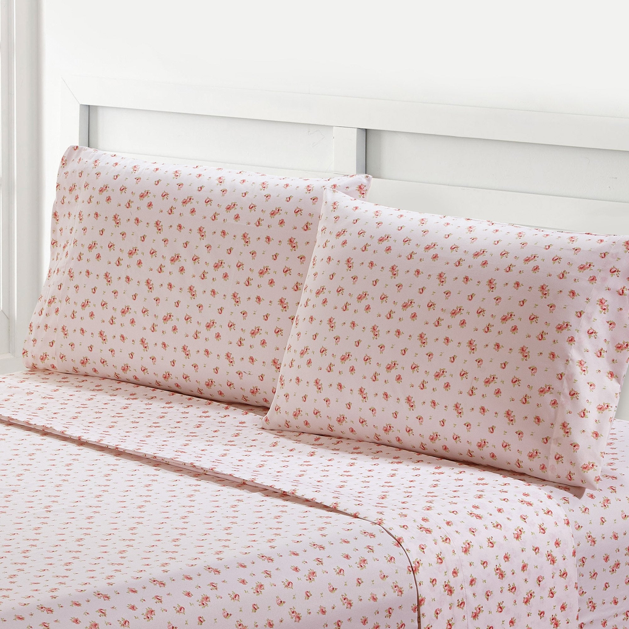 Modern Threads Rose Floral Microfiber Sheet Set – Deep Pocket Bed Sheets