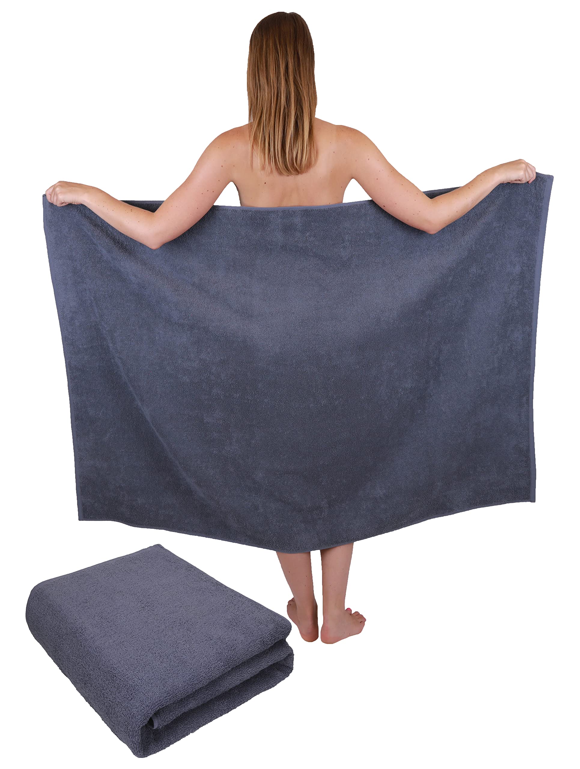 Betz Berlin 2-Piece XXL Maxi Bath Towel Set | 100% Cotton 100x150cm