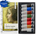 ZenART Portrait Oil Paint Set – 8 x 50ml Non-Toxic Artist Colors