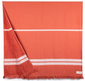 Bersuse Cascais Turkish Towel – 100% Cotton Quick Dry Beach Fouta, Brick
