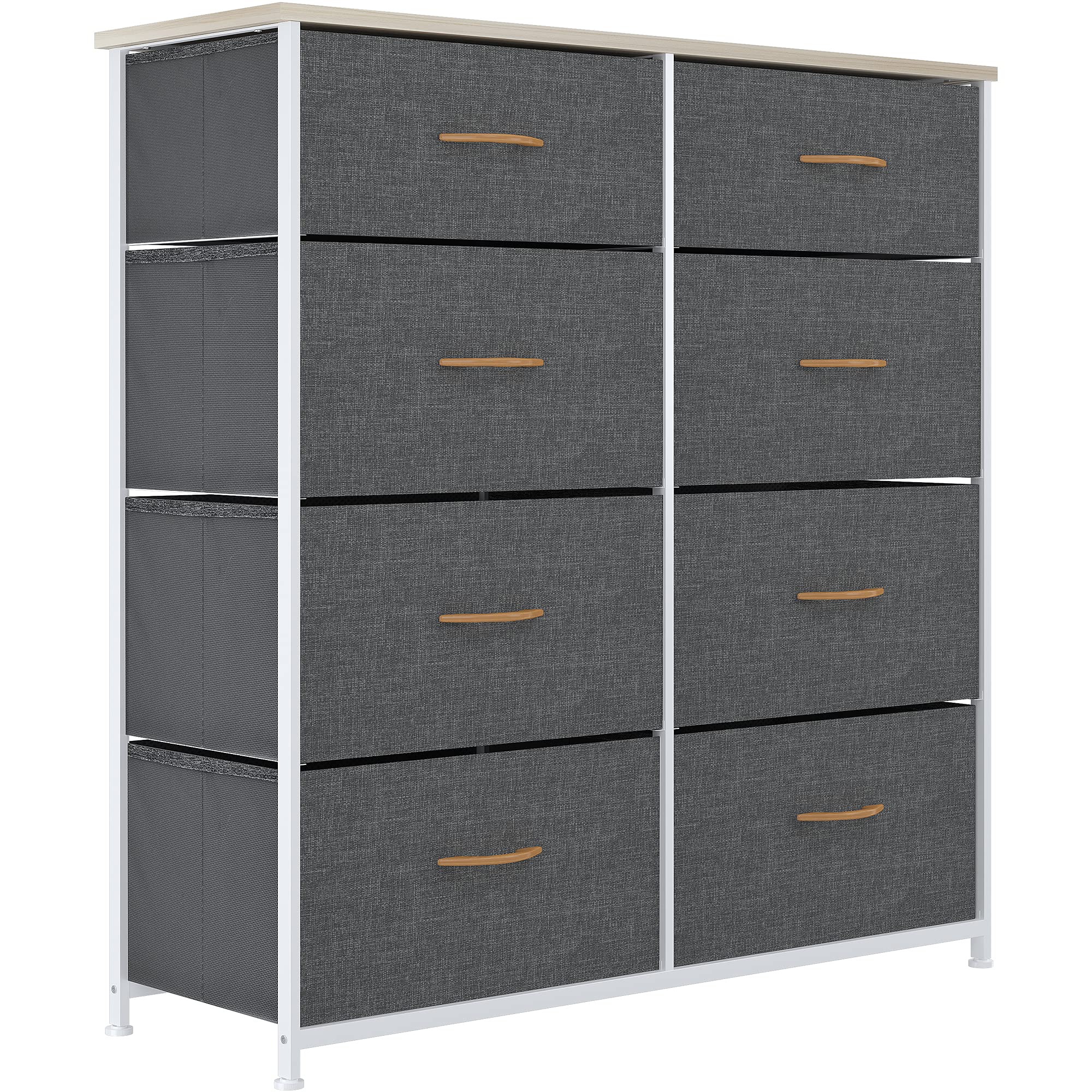 YITAHOME 8-Drawer Fabric Dresser | Storage Chest with Steel Frame
