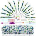 14-Size Ergonomic Crochet Hooks Set for Arthritic Hands