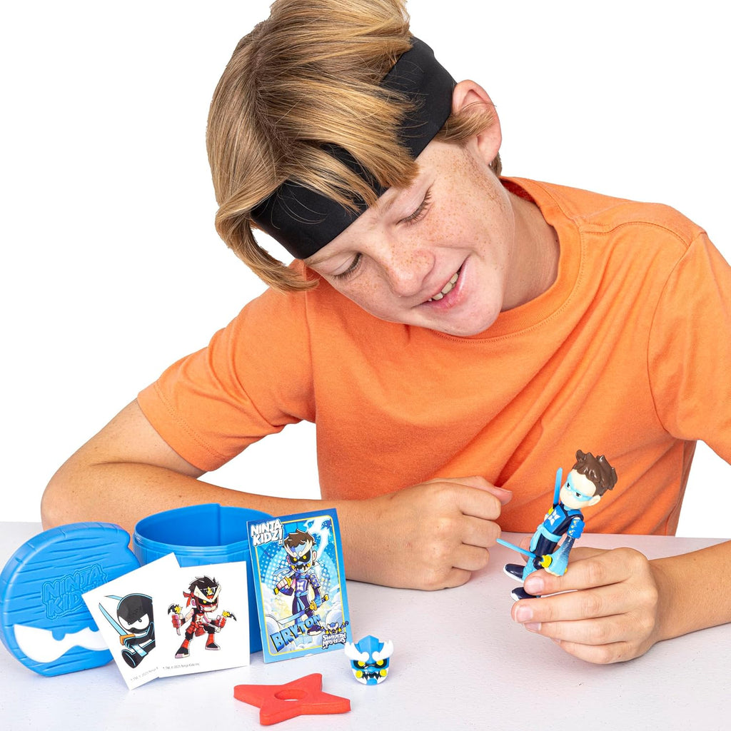 Ninja Kidz Series 2 Mini Mystery Set | Collectible Action Figure Toy