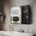 ELEGANT LED Bathroom Mirror Cabinet - 700x600mm Anti-Fog with Shaver Socket