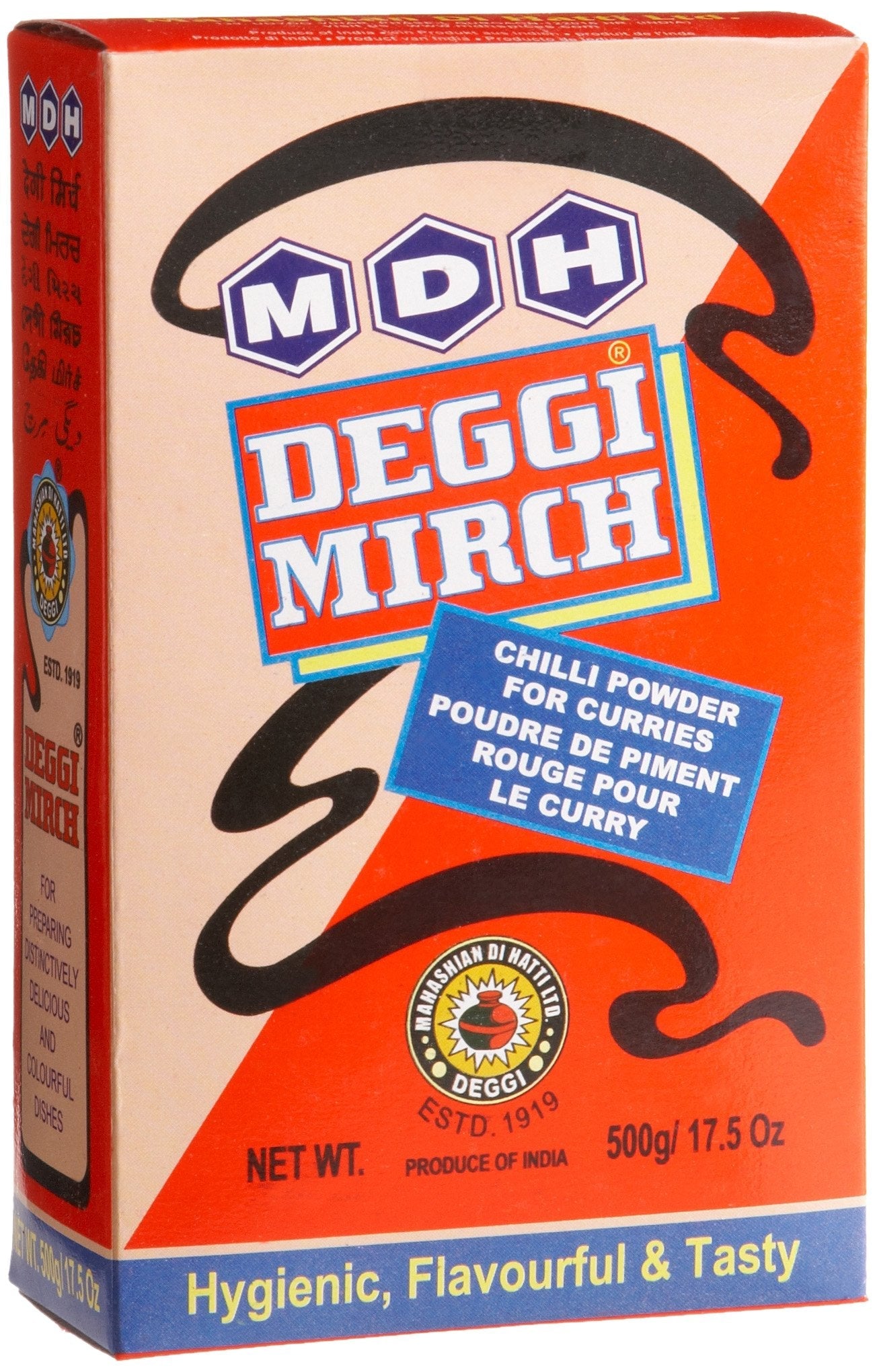 MDH Deggi Mirch Red Chili Powder – Authentic Indian Spice Mix, 500g