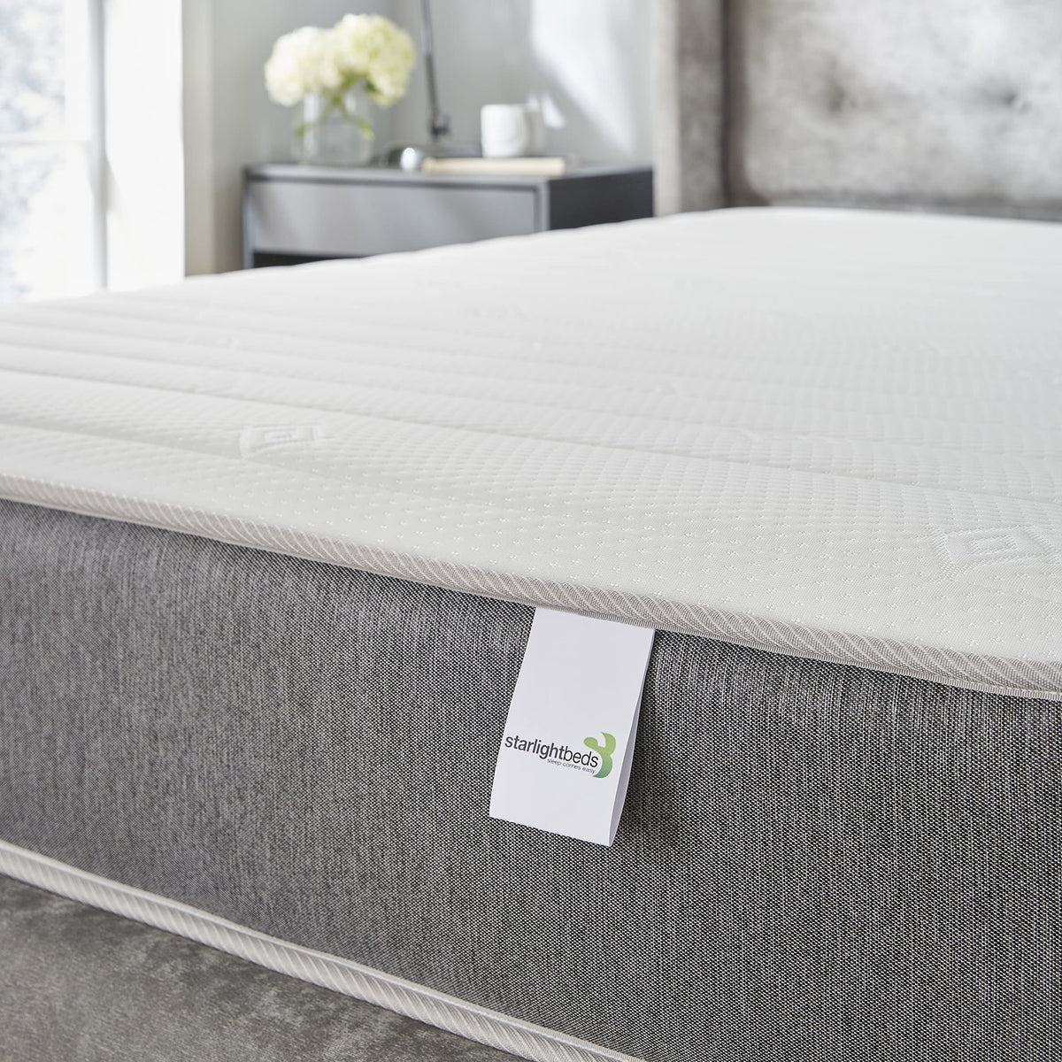 Starlight Beds Linear Grey Double Mattress, 4ft6 x 6ft3