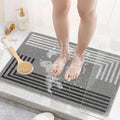MACUNIN Non-Slip Loofah Shower Mat – Anti-Mould PVC Bath Mat, 40x60cm