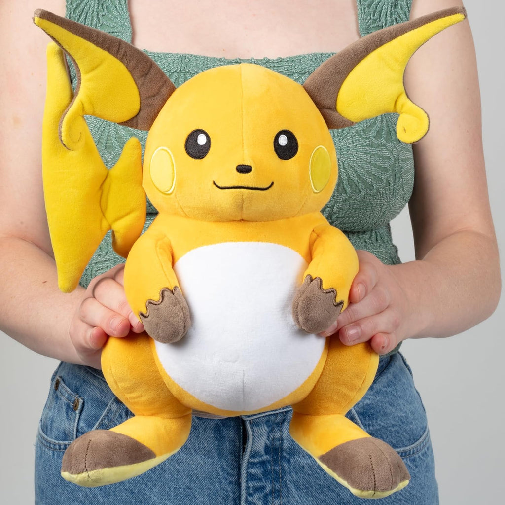 Pokémon Raichu Official 30cm Plush – Soft Stuffed Collectible Toy by Snaps