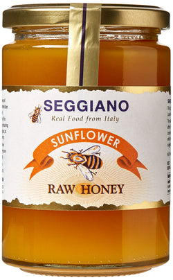Seggiano Raw Sunflower Honey – 500g Cold Extracted Italian Honey