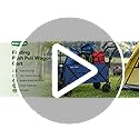 Beau Jardin XXL Folding Wagon – Heavy Duty 220L All-Terrain Beach Cart