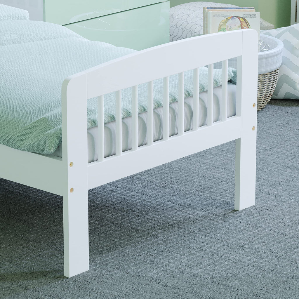 Junior Vida Scorpio Toddler Bed – Solid Pine Wood Frame with Rails