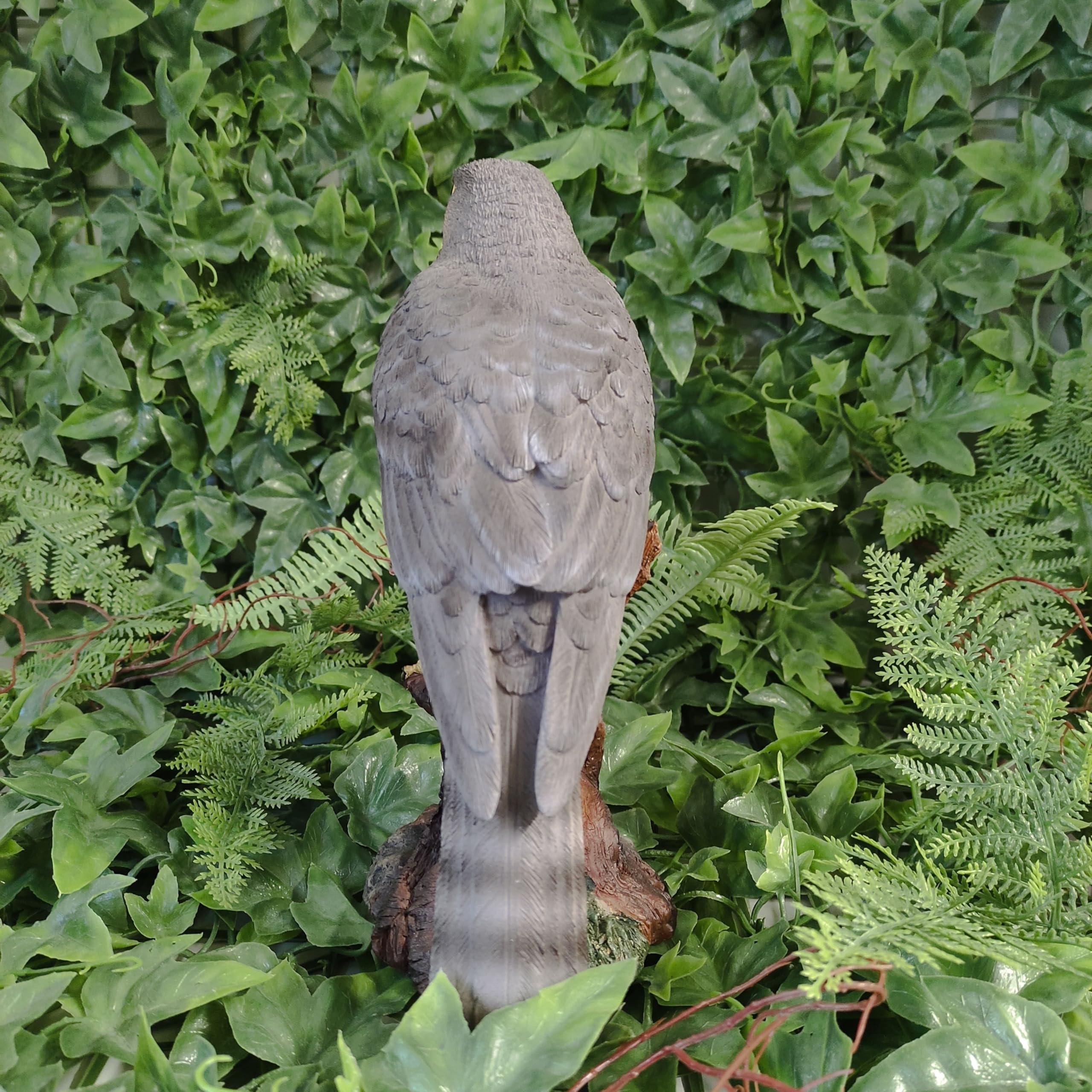 Vivid Arts Sparrow Hawk Garden Ornament - Realistic Resin Bird Sculpture