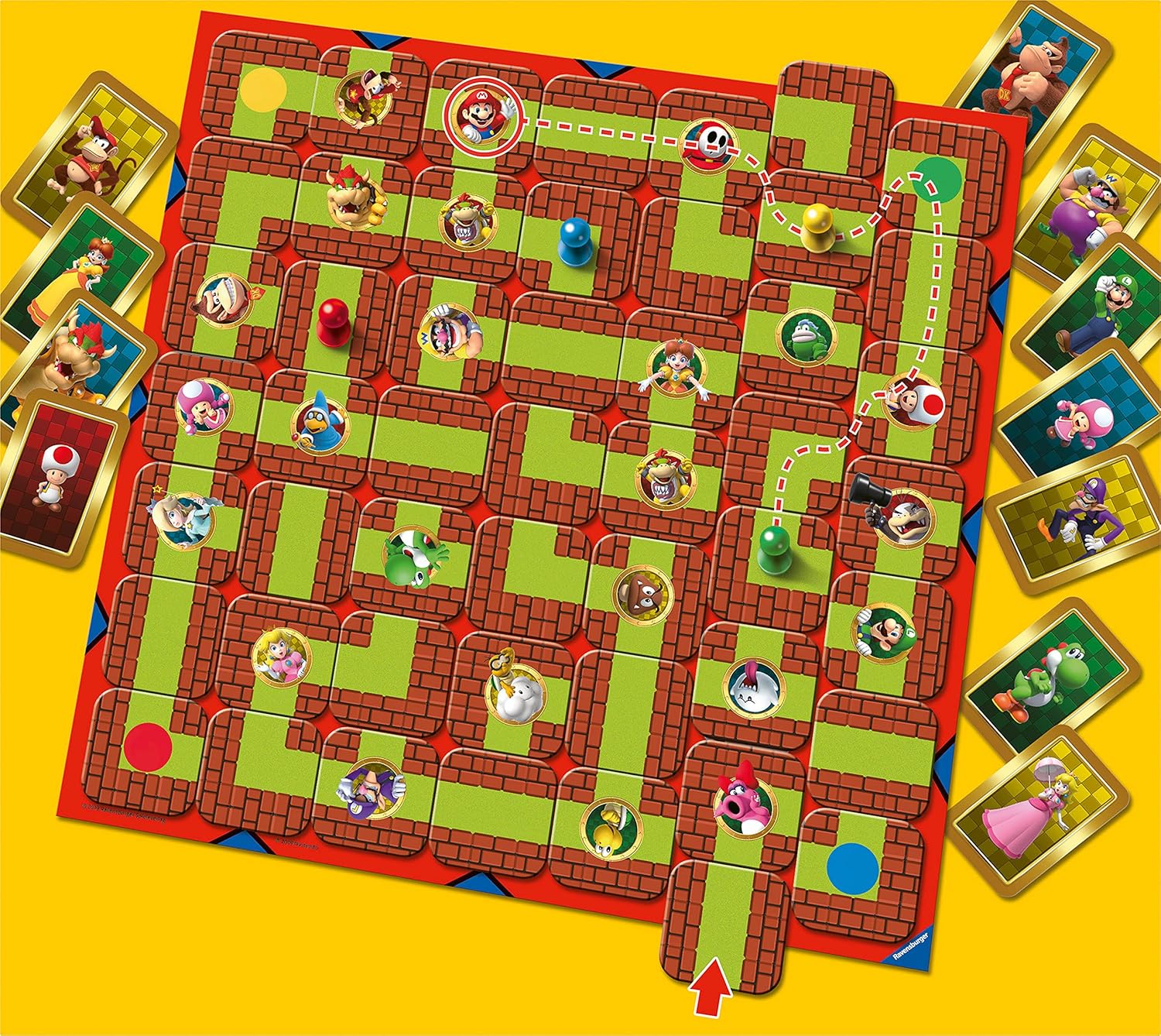 Ravensburger Super Mario Labyrinth Board Game – Family Strategy Game