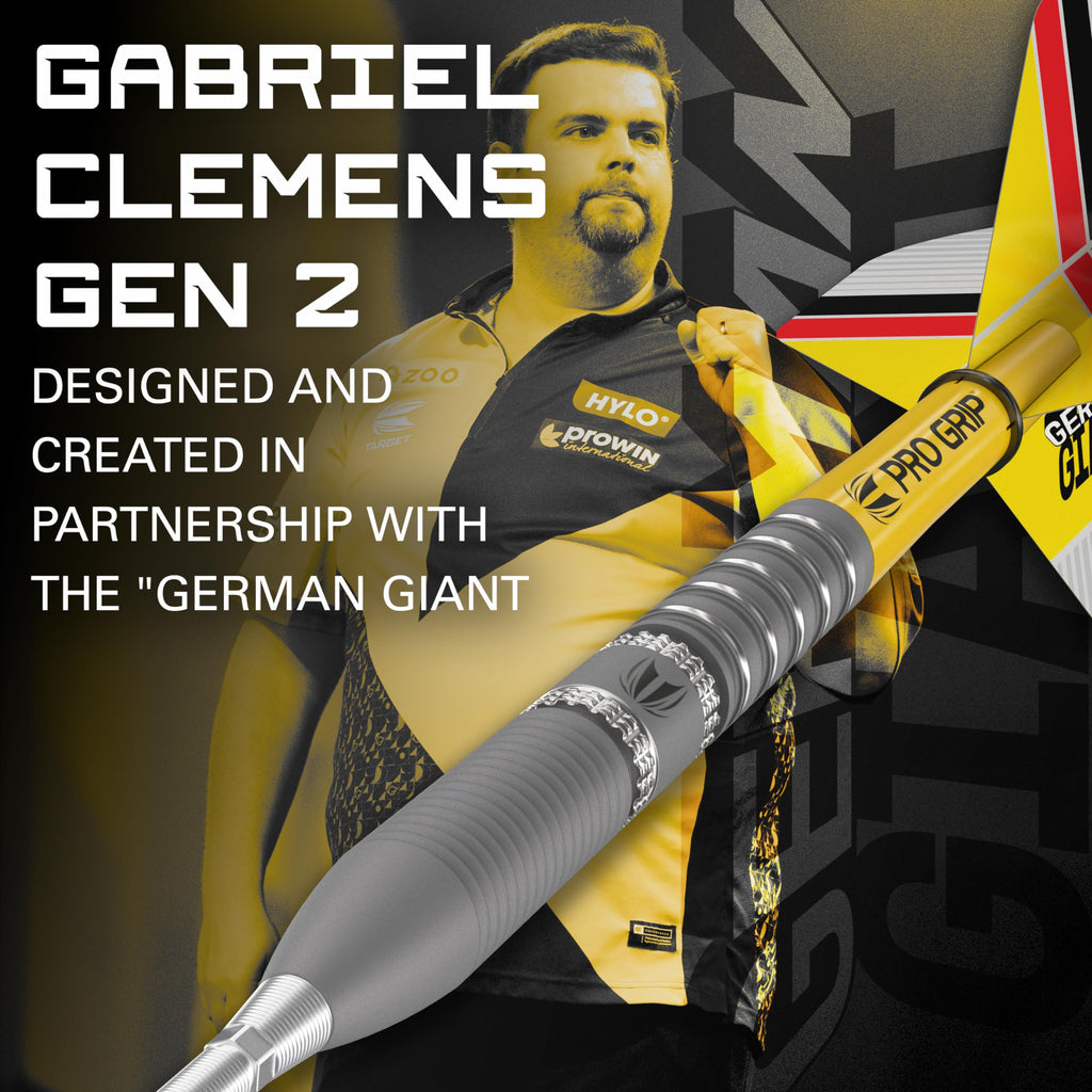 Target Darts Gabriel Clemens Gen 2 21g 90% Tungsten Swiss Point Set