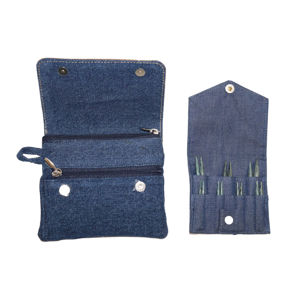 KnitPro Indigo Wood Mini Interchangeable Needle Set - 3.00mm to 6.00mm