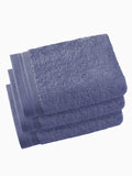De Witte Lietaer Contessa Guest Towels - 3 Pack Cotton - Sapphire Blue