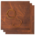 Wanderings Full Grain Buffalo Leather Sheets for Crafts, 12x12 Inch