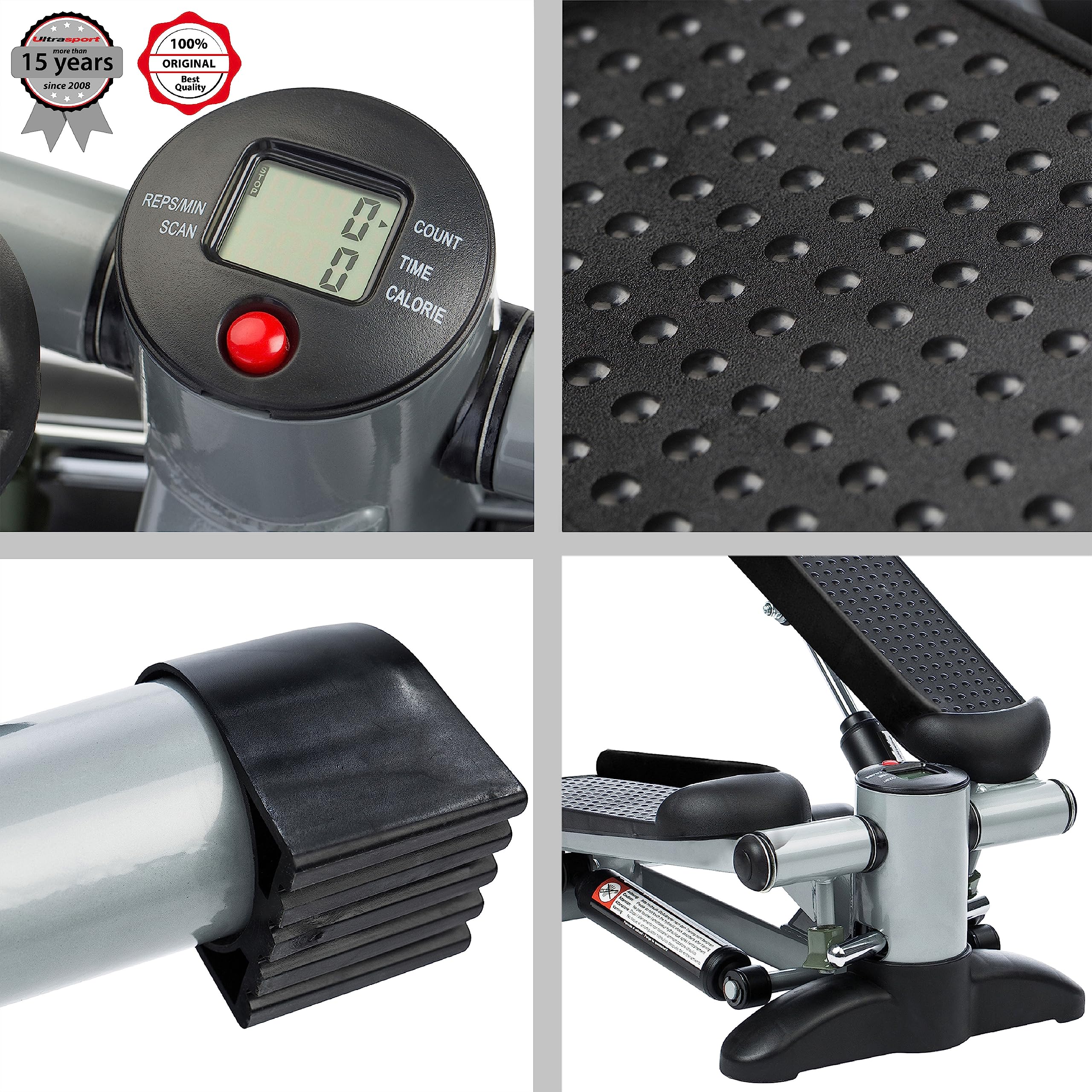 Ultrasport Swing Stepper – Compact Home Trainer with Training Computer
