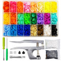 T5 Plastic Snaps Kit | 460 Sets 24-Colors with Snap Pliers