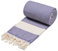 Sowel XXXL Hammam Beach Towel | 100% Cotton 200x240cm | Navy Blue