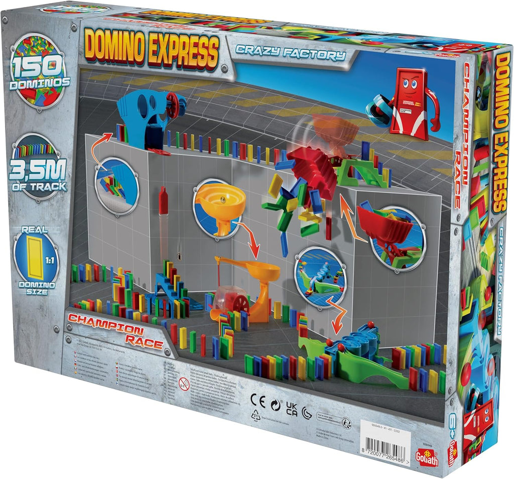 Goliath Domino Express Crazy Factory – Creative Marble Run Set