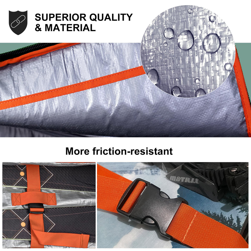 Unigear Snowboard Ski Bag | Double Padded Water-Resistant Travel Bag