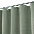 Jolof Store Stall Shower Curtain – Sage Green Waffle Weave 36x72