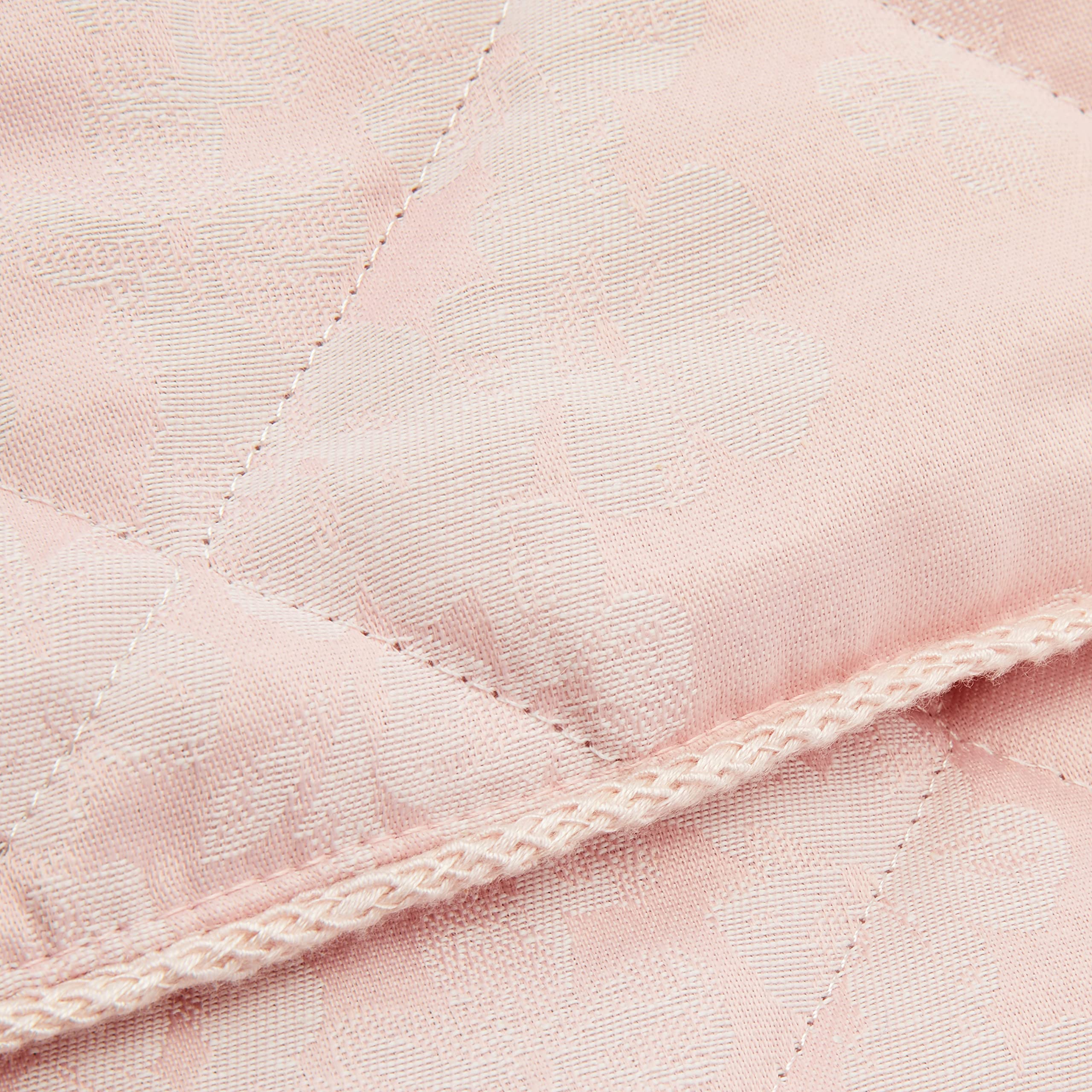 Dreams & Drapes Serene Blossom Jacquard Quilted Bedspread - Blush Pink