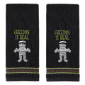SKL Home Glow in The Dark Mummy Hand Towel Set | 100% Cotton - 2 Pack