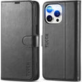 TUCCH iPhone 15 Pro Max Wallet Case – RFID Blocking Leather Flip