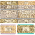 CREATCABIN 100 Pcs Vintage Flower Soap Wrappers | Handmade Soap Labels