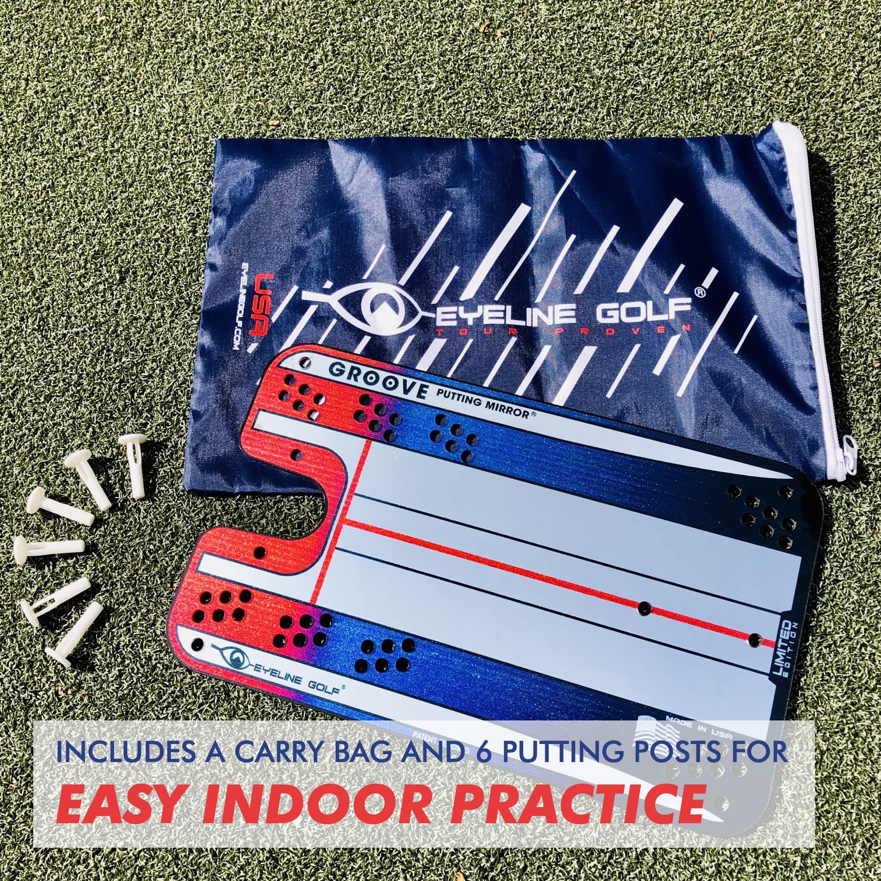 EyeLine Golf Putting Mirror Training Aid - Alignment & Stroke Practice