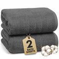 Novo Home Extra Large Bath Sheets – 100% Cotton Quick Dry Towels, 2 Pack
