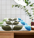 Orla Kiely Trio Stem Riviera Bath Towel – Luxury Cotton, 70x125cm