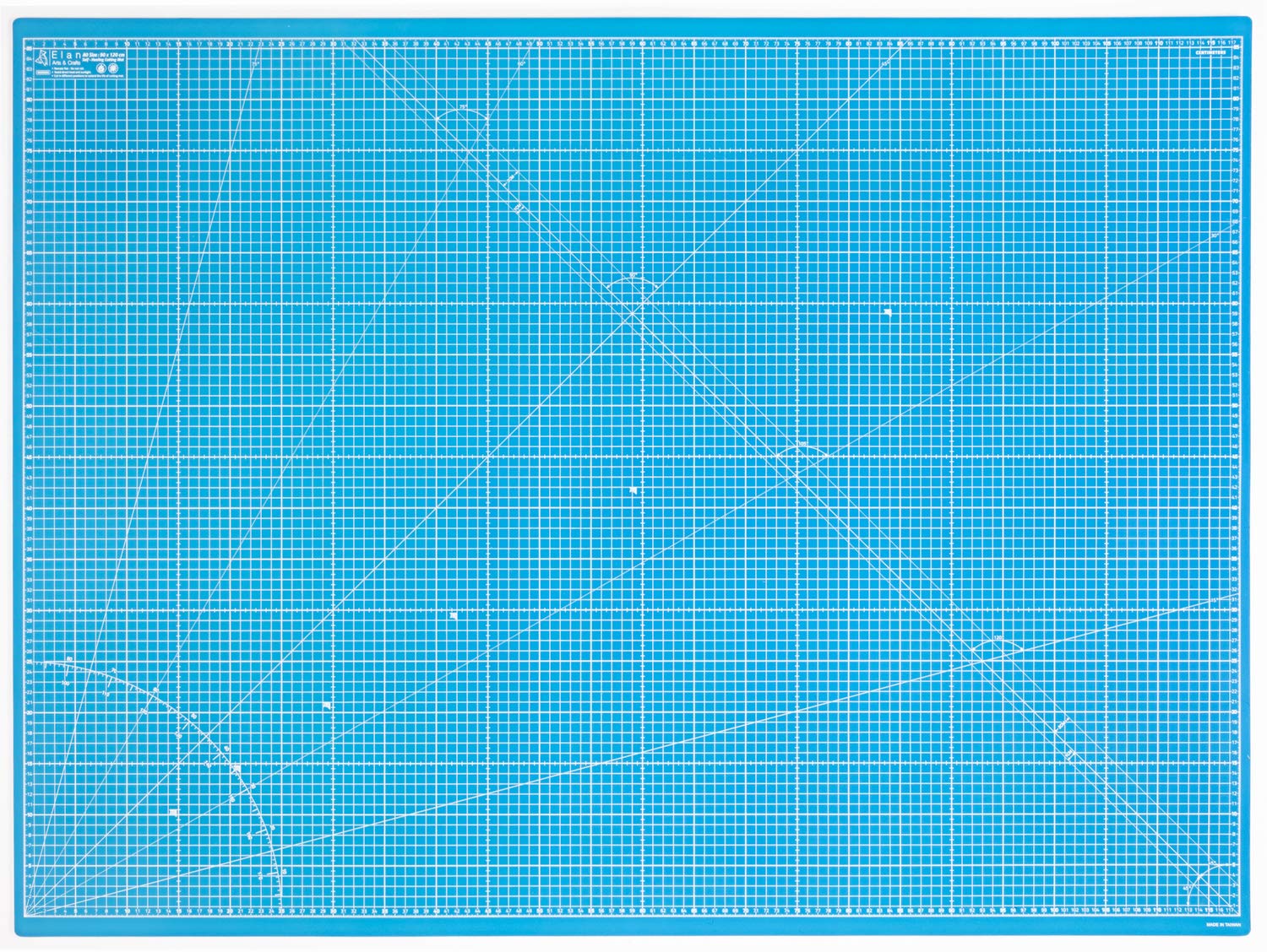 Elan A0 Self Healing Cutting Mat | 120x90cm 5-Ply Blue Craft Board