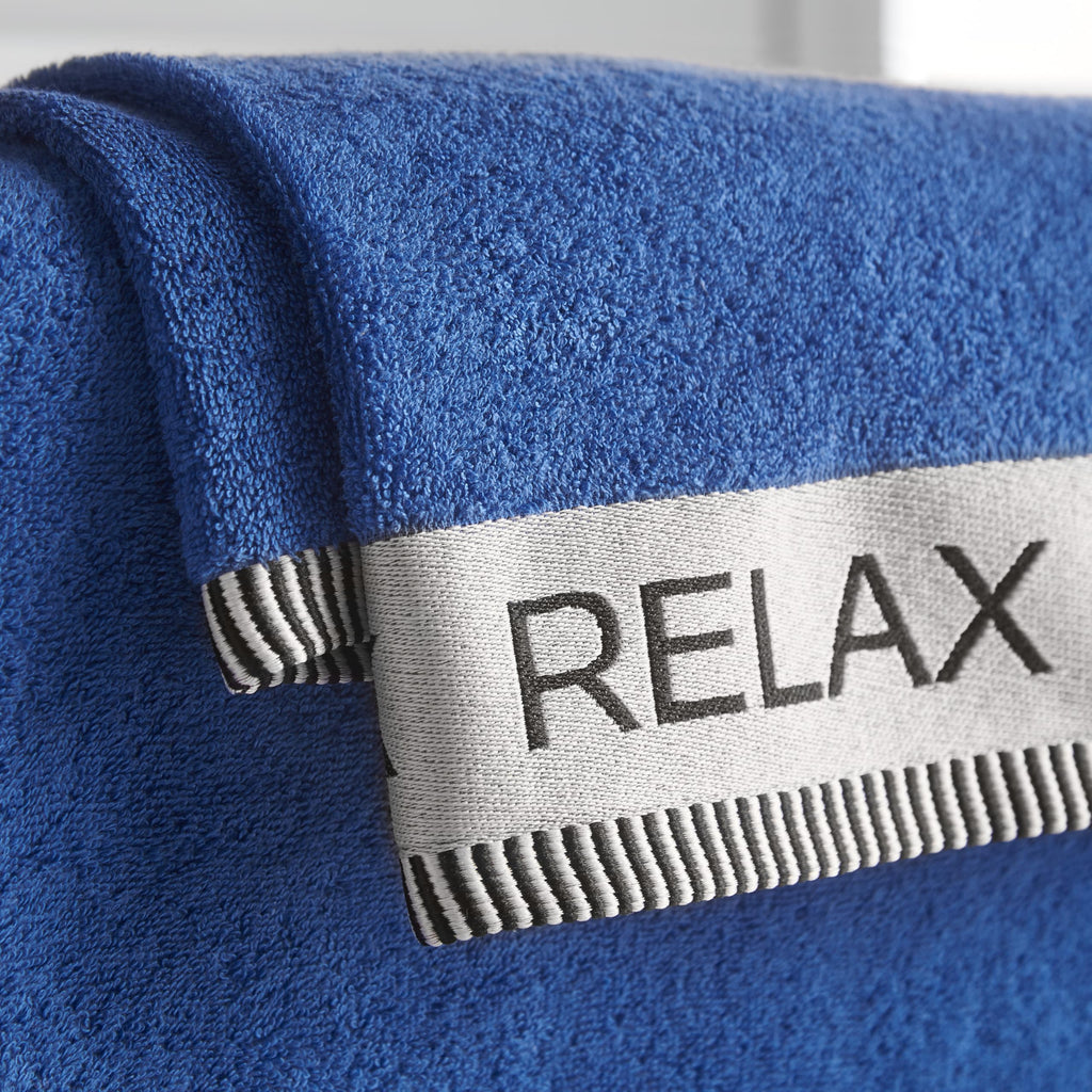 Catherine Lansfield Relax And Unwind 50x85cm Hand Towel Cobalt Blue - image 2