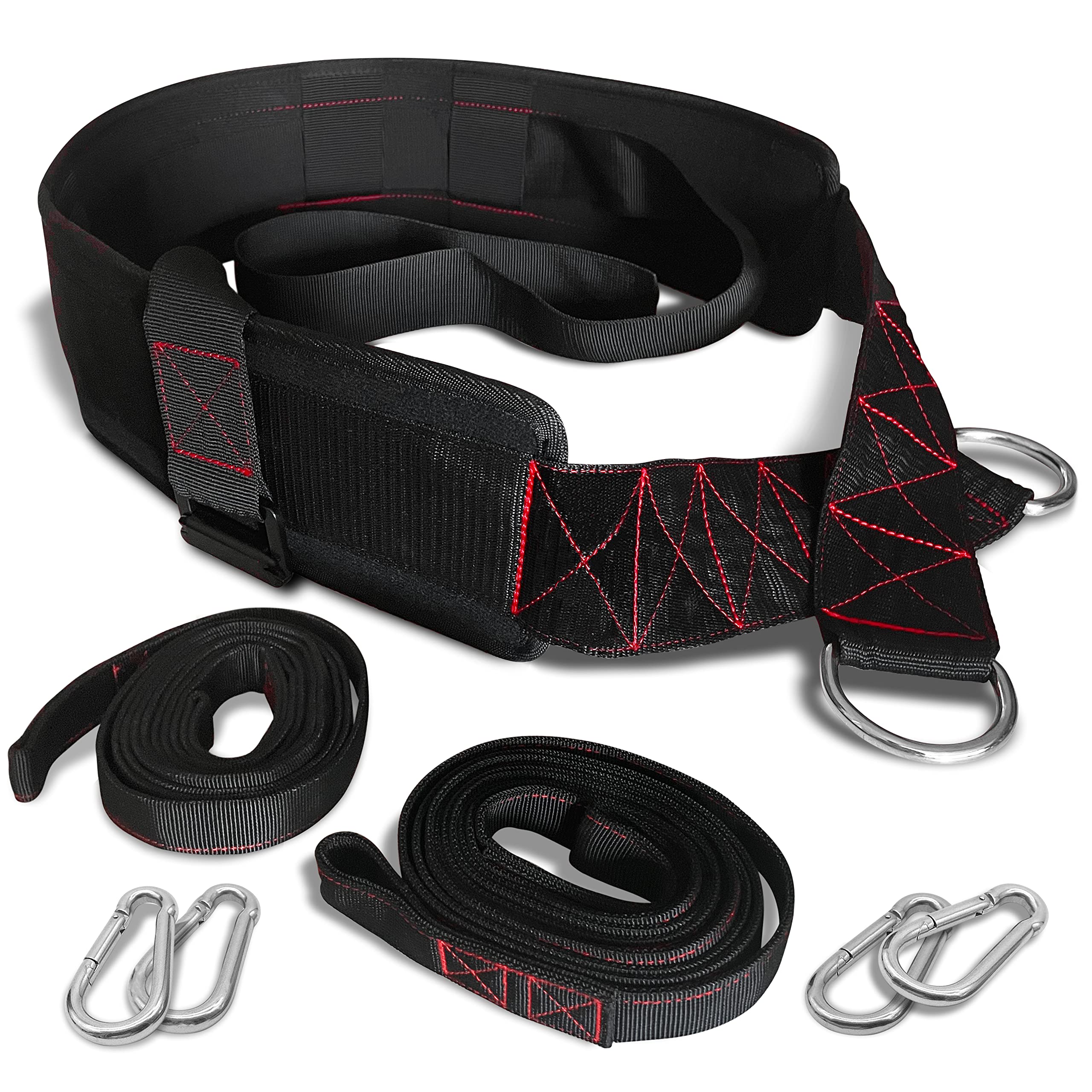 Jolof Store Pulling Belt | Strength Training Harness with 4 Hooks