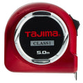 Tajima Hi Lock Measuring Tape - Class 1 Precision, Red, 5m x 25mm