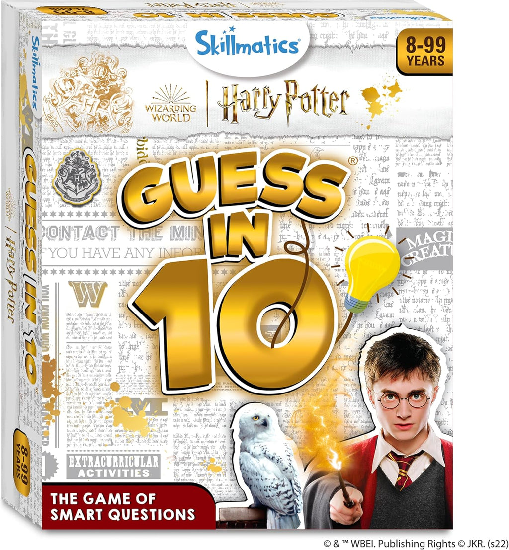 Skillmatics Guess in 10 Harry Potter Trivia Card Game for Families