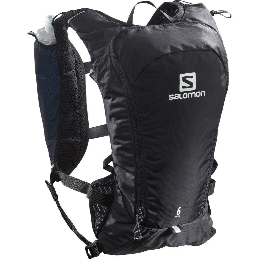 Salomon Agile 6 Hydration Vest – Unisex Trail Running & Hiking Pack, Black